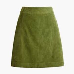 J.Crew Green Corduroy Women’s Skirt Size 2